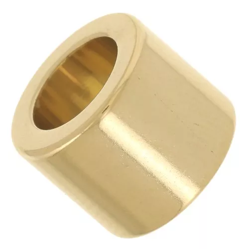 10x8mm 304L stainless steel Heishi roundelle beads - Gold x5