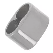 13x9mm 304L stainless steel Double slider bead for 5mm cords x1