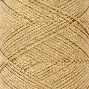 0.8mm Slam Cord flat waxed polyester thread for micro macramé - Gold x100m