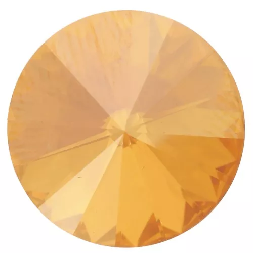 12mm Cabochon PureCrystal 1122 Rivoli - Crystal Caramel x1