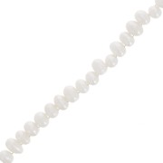 10x8mm Freshwater beads irregular drops - Grade A White x6