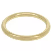 65mm 304L stainless steel smooth band bracelet - Gold x1
