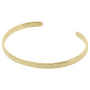 4.5x170mm 304L stainless steel Adjustable hammered bracelet - Gold x1|raw }}