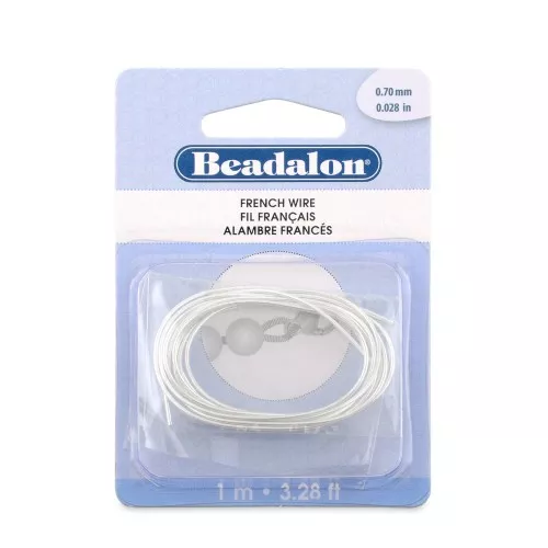 0.70mm French Wire - Silver x1m
