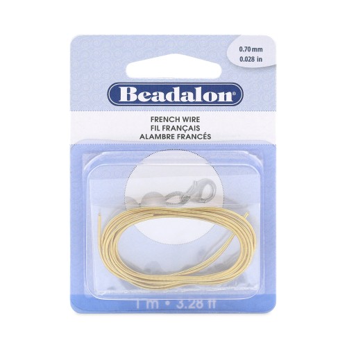 0.70mm French Wire - Gold x1m