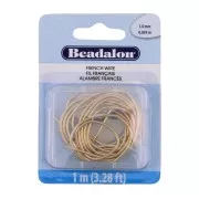 1mm French Wire - Gold x1m