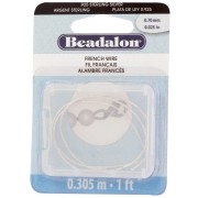 0.7mm French Wire - 925 Sterling Silver x30cm