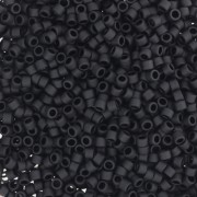 1.6mm Toho Aiko 11/0 TA0149F - Opaque Jet Mat x4g|raw }}