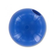 Polaris round bead Opaque  8mm Capri Blue