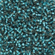 1.6mm Toho Aiko 11/0 TA0127BD - Transparent Teal Silver Lined x4g