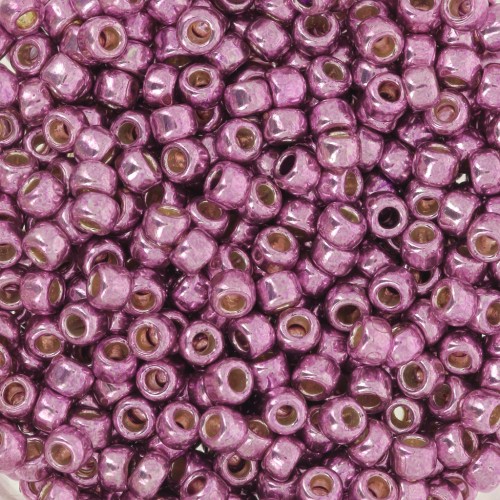 Seed beads Toho 8/0 TO8RPF580 - PF Sugar Plum Galvanized x8g