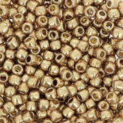 Seed beads Toho 8/0 TO8RPF592 - PF Golden Fleece Galvanized x8g