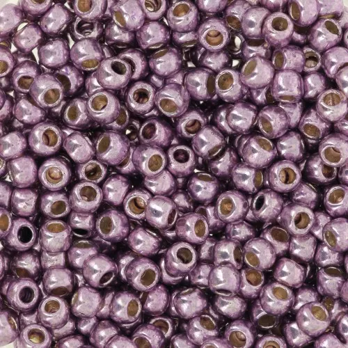 Seed beads Toho 8/0 TO8RPF579 - PF Pale Lilac Galvanized x8g