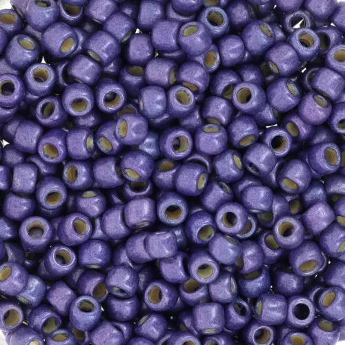 Seed beads Toho 8/0 TO8RPF567F - PF Metallic Polaris Frosted x8g