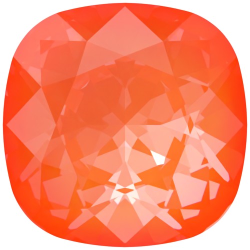 10mm PureCrystal Cabochon 4470 - Crystal Electric Orange Ignite x1