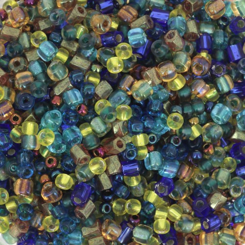 Mini Mix Miyuki - Galactic Blue Gold x10g