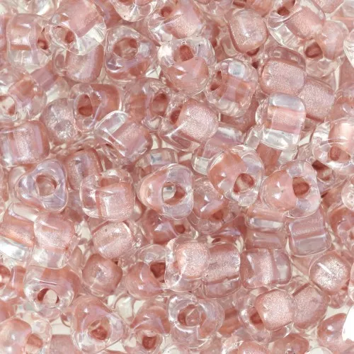 Miyuki 5/0 triangle TR5-1525 - Sparkling Blush Lined Crystal x8g