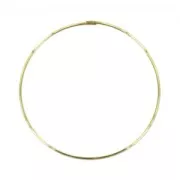 Choker plat 13cm Gold tone x1