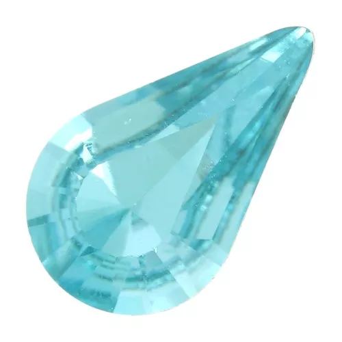 10x6mm PureCrystal 4328 Cabochon - Light Turquoise x1