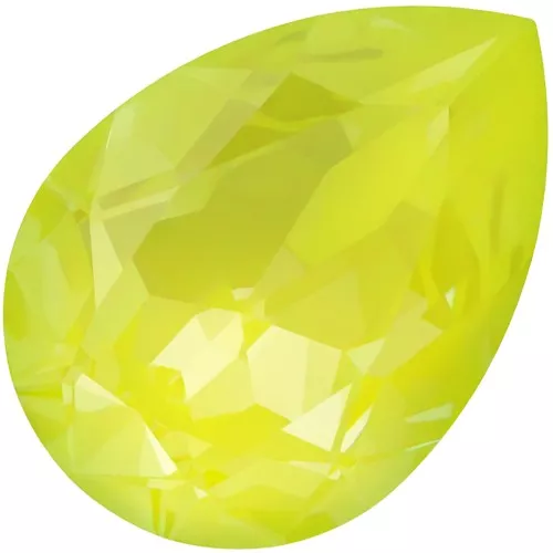 18x13mm PureCrystal 4320 Cabochon - Crystal Electric Yellow Ignite x1