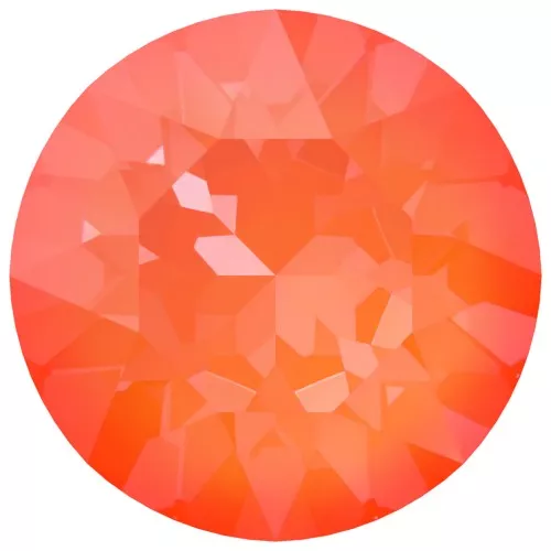 6mm PureCrystal 1088 Cabochon - Crystal Electric Orange Ignite x1