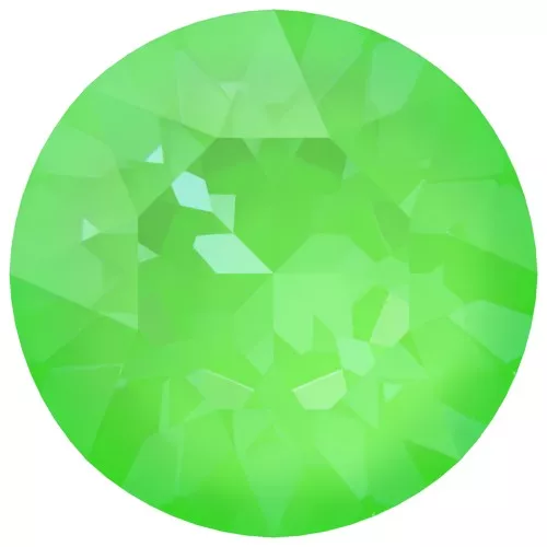 8mm PureCrystal 1088 Cabochon - Crystal Electric Green Ignite x1
