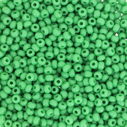 Preciosa Seed Beads 11/0 2 mm - Opaque Green x20g