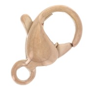 9mm 316L stainless steel Lobster clasp - European made - Rose gold x1|raw }}