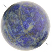 18mm round gemstone bead - Lapis lazuli x1