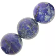 18mm round gemstone bead - Lapis lazuli x1