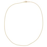 1.3mm gold serpentine choker x42 cm