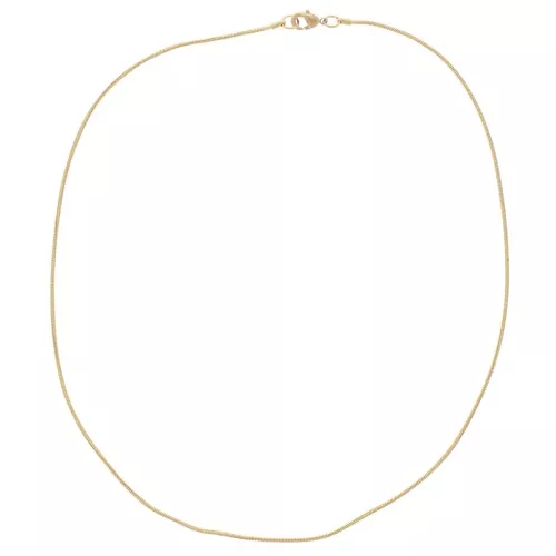 1.3mm gold serpentine choker x42 cm