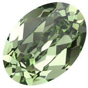 14x10mm PureCrystal 4120 Cabochon - Reinvented Peridot x1