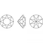 PureCrystal 1088 Round Stone 3mm Siam x20