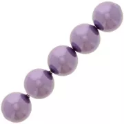 12mm PureCrystal 5810 Pearl beads - Crystal Light Amethyst Pearl x4