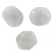 Fire Polished faceted round beads 4mm Opaque Grey x50