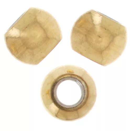 2.5 mm Flat Round Beads - Gold-Plated 304L Stainless Steel x100