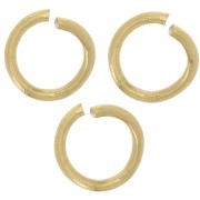 5x0.7mm 316L stainless steel Open jumprings - Gold x100|raw }}
