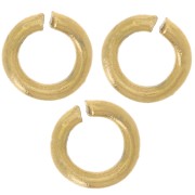 5x1mm 304L stainless steel Open jumprings - Gold x100|raw }}