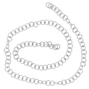 3x0.6mm 304L stainless steel Open jumprings x100