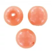 Peach Coral - Round beads Shiny 4mm Peach Coral x50 Round beads Shiny 4mm Peach Coral x50