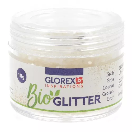 Biodegradable Glitter - Large - White x10g
