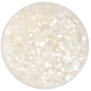 Biodegradable Glitter - Large - White x10g