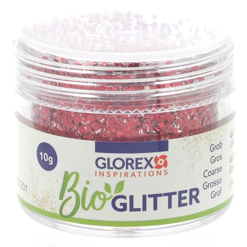 Biodegradable Glitter - Large - Red x10g