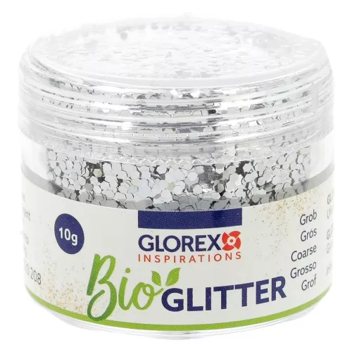 Biodegradable Glitter - Large - Silver x10g