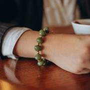 14x18mm Opaque resin beads - Ecru x4