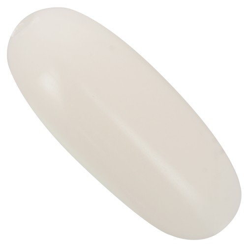 34x14 mm olive bead in opaque resin - Nude x1