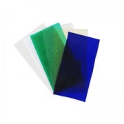 Assortiment de plaques de verre Murano COE104 5x10 cm Multicolour x6|raw }}