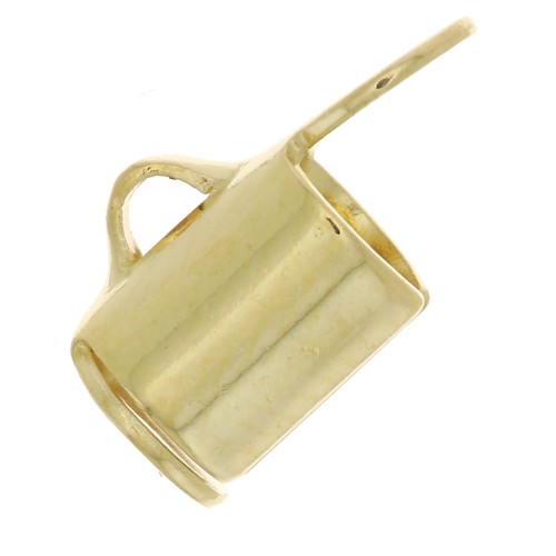 5mm Slide end tube for Seed beads & Delica Miyuki - Gold x10