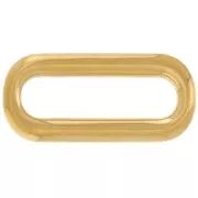 22x10mm 304L stainless steel Rounded rectangle spacer - Gold x1